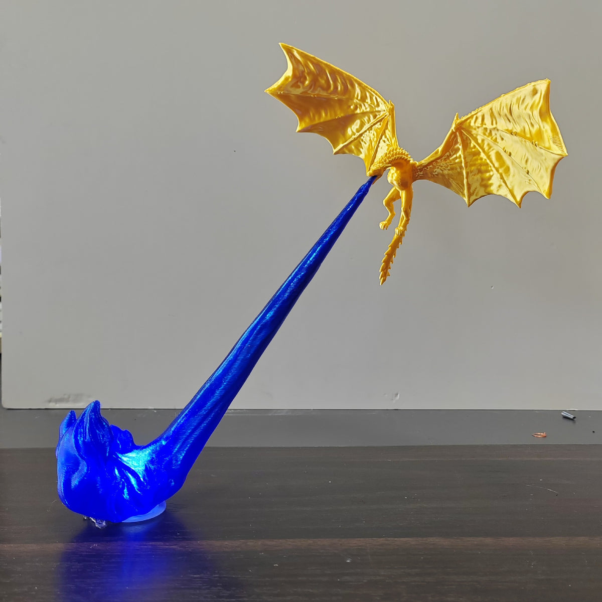 Gold dragon, Ice flame